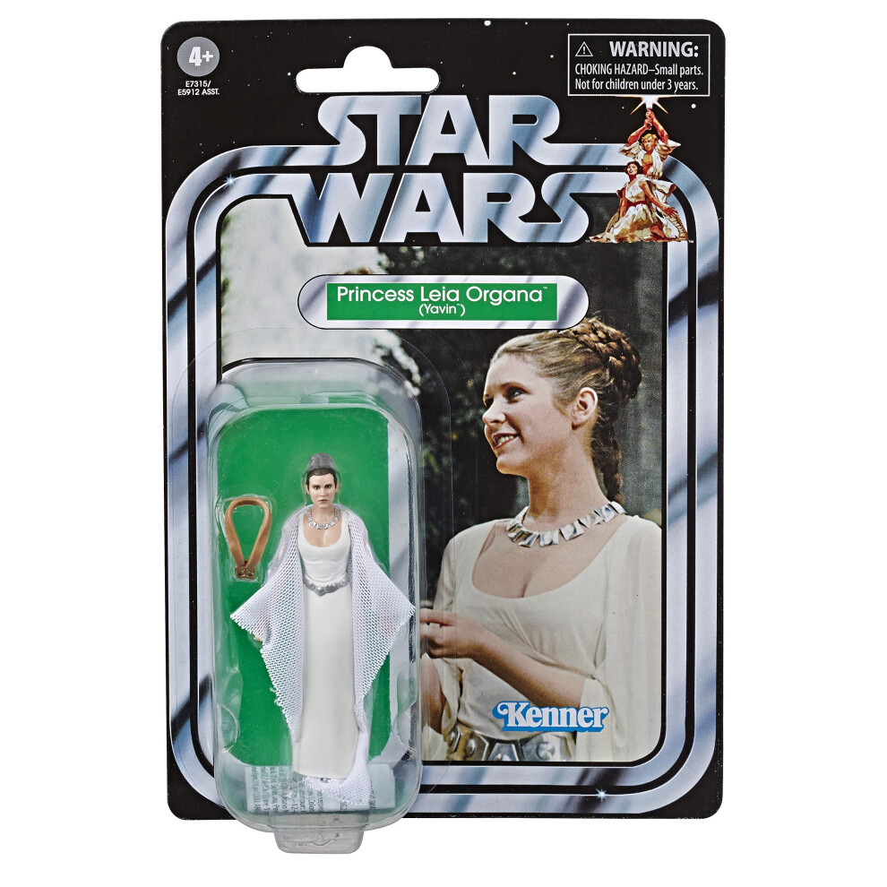 STAR WARS The Vintage Collection A New Hope Princess Leia Organa Yavin Toy 375 Scale Action Figure Kids Ages 4 Up