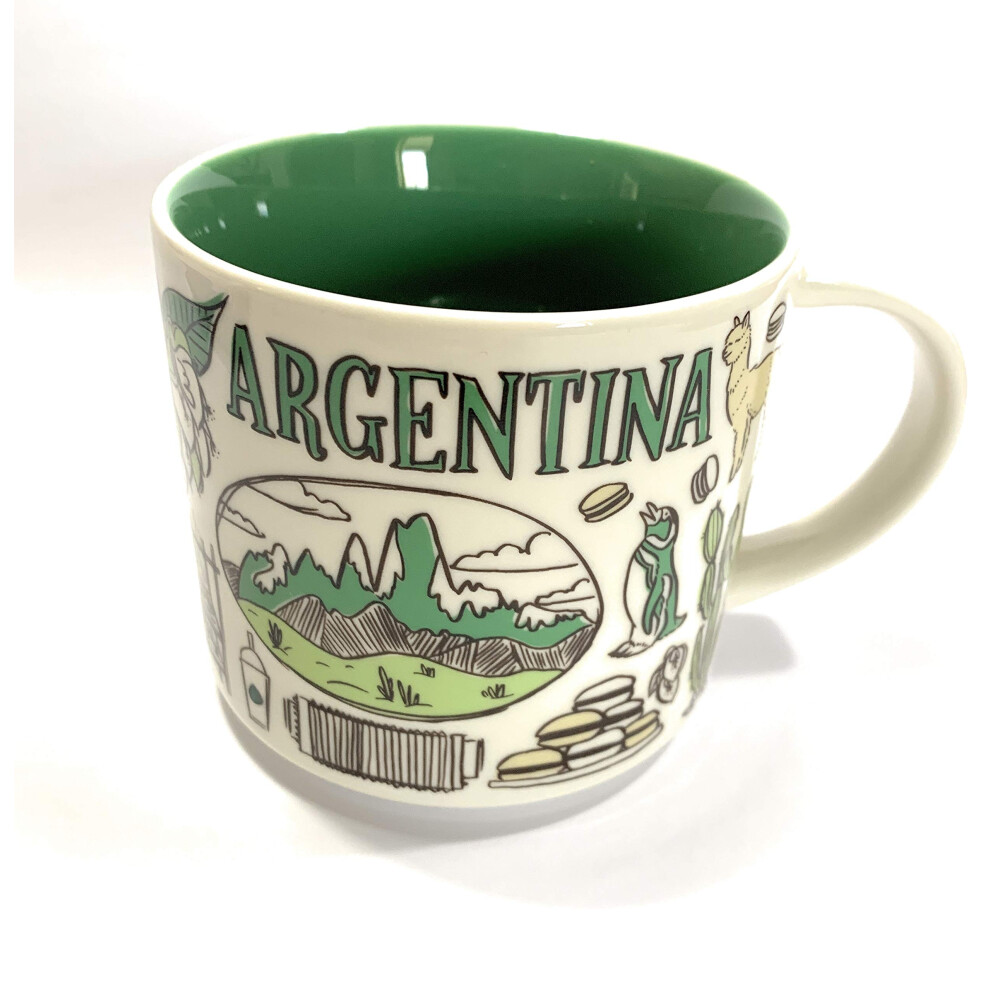 Starbucks Argentina Coffee Mug BTS Been There Series 14oz