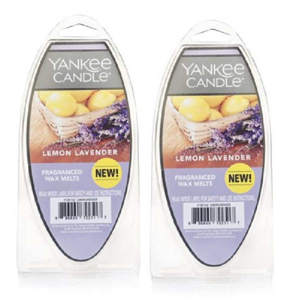 Yankee Candle Wax Melts Lemon Lavender  26 oz  Pack of 2