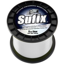 Sufix Tritanium Plus 14Pound Spool Size Fishing Line Clear 17Pound
