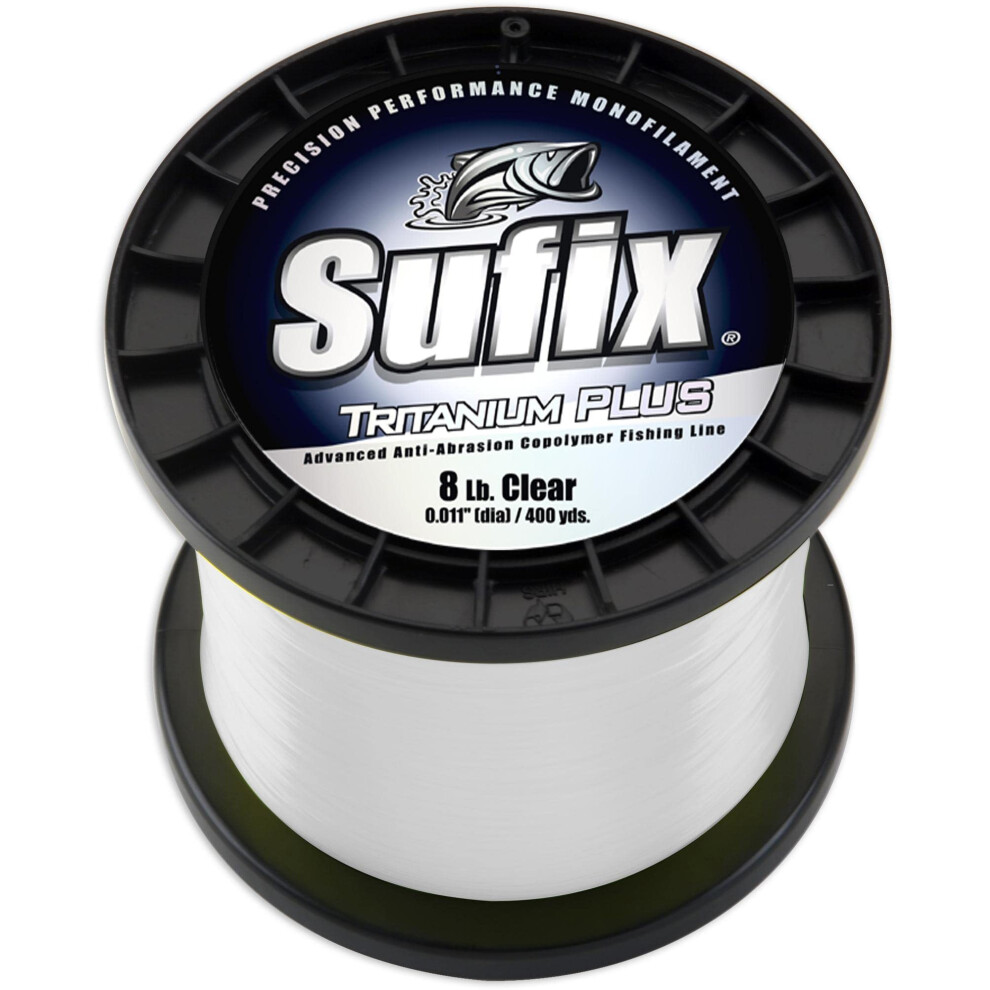 Sufix Tritanium Plus 14Pound Spool Size Fishing Line Clear  17Pound-image-OPC-PFQNNQ7-NEW