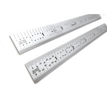 Shinwa 6" 5R Smalle Flexibele RVS Liniaal met Zero Glare Satijn Chroom Afwerking