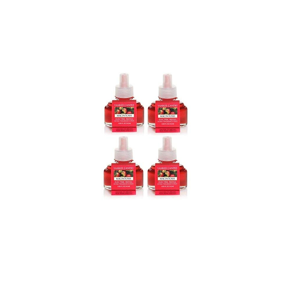 Yankee Candle Macintosh ScentPlug Refill 4Pack