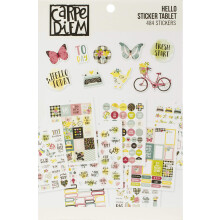 Carpe Diem, Simple Stories A5-s matrica tblagp Hello