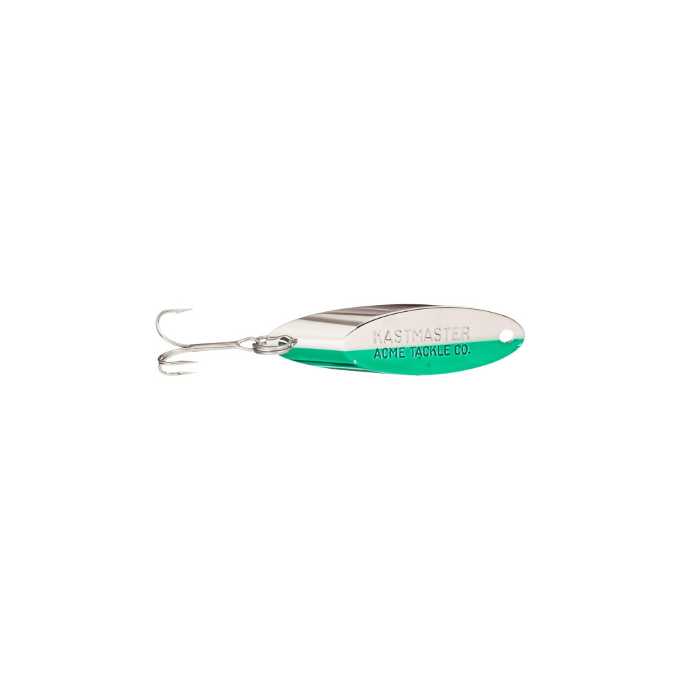 acme Kastmaster Fishing Lure  ChromeNeon Green  1 oz