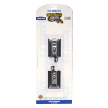 EZ TrackR wSteel Rail Black Roadbed Hayes Wheel Stops Track Bumpers pkg2