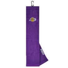 Serviette tri-pliée brodée des LA Lakers NBA