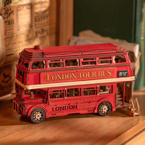 Rolife London Tourbus 3D-holzpuzzle 1