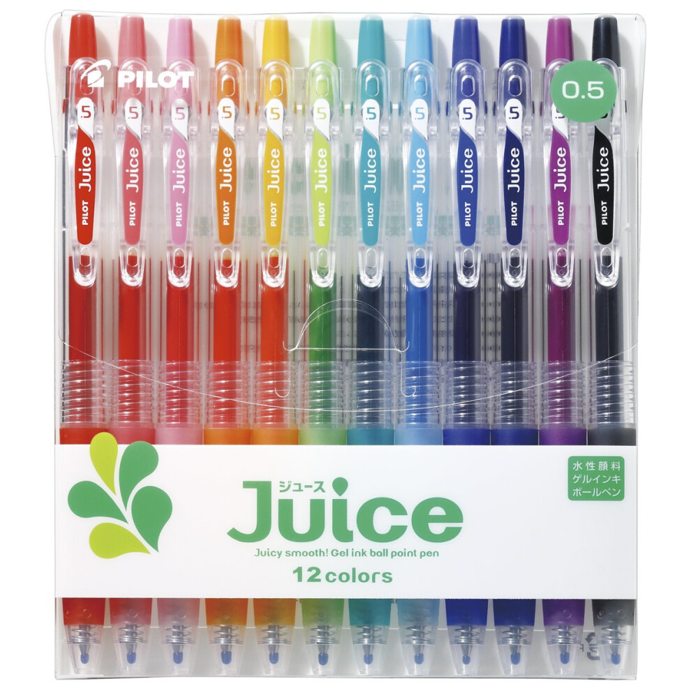 Pilot Juice Gel Ink Ballpoint Pen  05mm  12 Color Set LJU120EF12C