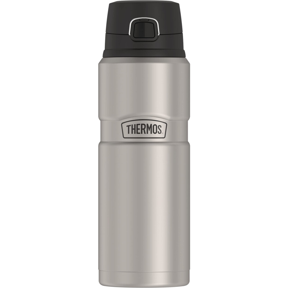 THERMOS Stainless King VacuumInsulated Drink Bottle  24 Ounce  Matte Steel