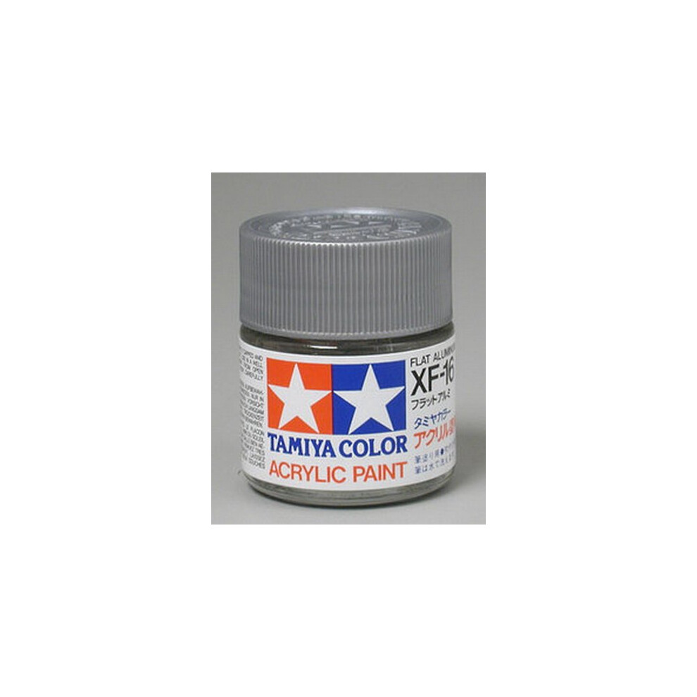 Tamiya 81316 Acrylic XF16 Flat Aluminum 34 oz