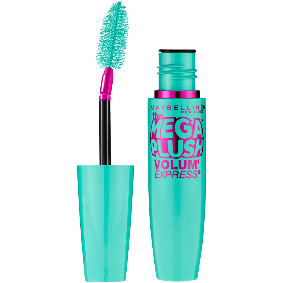 Maybelline New York Volume Express Mega Plush Washable Mascara  Brownish Black  03 Fluid Ounce