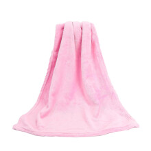 (Pink, 70x100cm) Coral Fleece Blankets Super Soft Shaggy Universal Solid-color Fleece Blankets For Sofa
