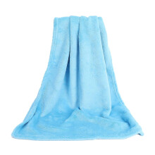 (Blue, 70x100cm) Coral Fleece Blankets Super Soft Shaggy Universal Solid-color Fleece Blankets For Sofa