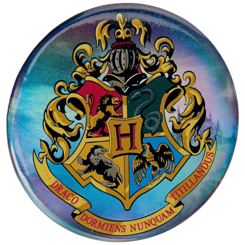 Harry Potter Hogwarts School Crest Button Magnet