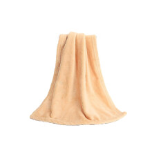 (Khaki, 50x70cm) Coral Fleece Blankets Super Soft Shaggy Universal Solid-color Fleece Blankets For Sofa