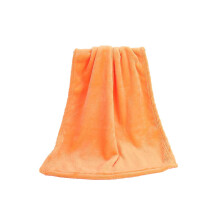 (Orange, 50x70cm) Coral Fleece Blankets Super Soft Shaggy Universal Solid-color Fleece Blankets For Sofa