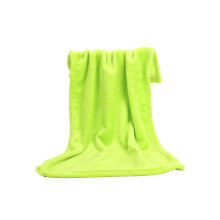 (Green, 50x70cm) Coral Fleece Blankets Super Soft Shaggy Universal Solid-color Fleece Blankets For Sofa