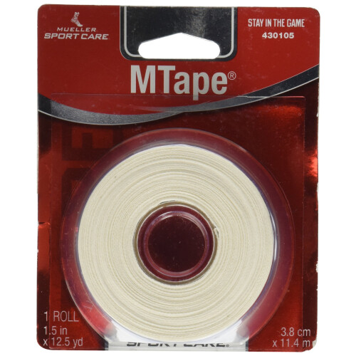 Ruban Mueller M 3.8cm x 11.4m Blanc UN SEUL ROULEAU