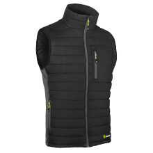 BEESWIFT FLEX WORKWEAR PADDED BODYWARMER GILLET JACKET BLACK/GREY ALL SIZES