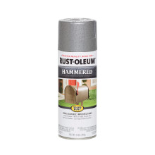 Rust-Oleum 7213830 Stops Rust Hammered Spuitverf, 12 Oz, Zilver, 12 Ounce (Verpakking van 1)