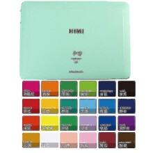 (PINK 30ml, 24 COLORS) 18/24 Color Professional Gouache Watercolor Paint Set, 30ml Watercolor Tool Jelly Gouache Paint, Artist Art Supplies