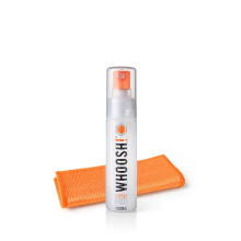 WHOOSH Screen Cleaner Spray and Wipe 1 fl oz 1 Microfiber Cleaning Cloth Travel Size Lens Cleaner for Car Computer Lapt