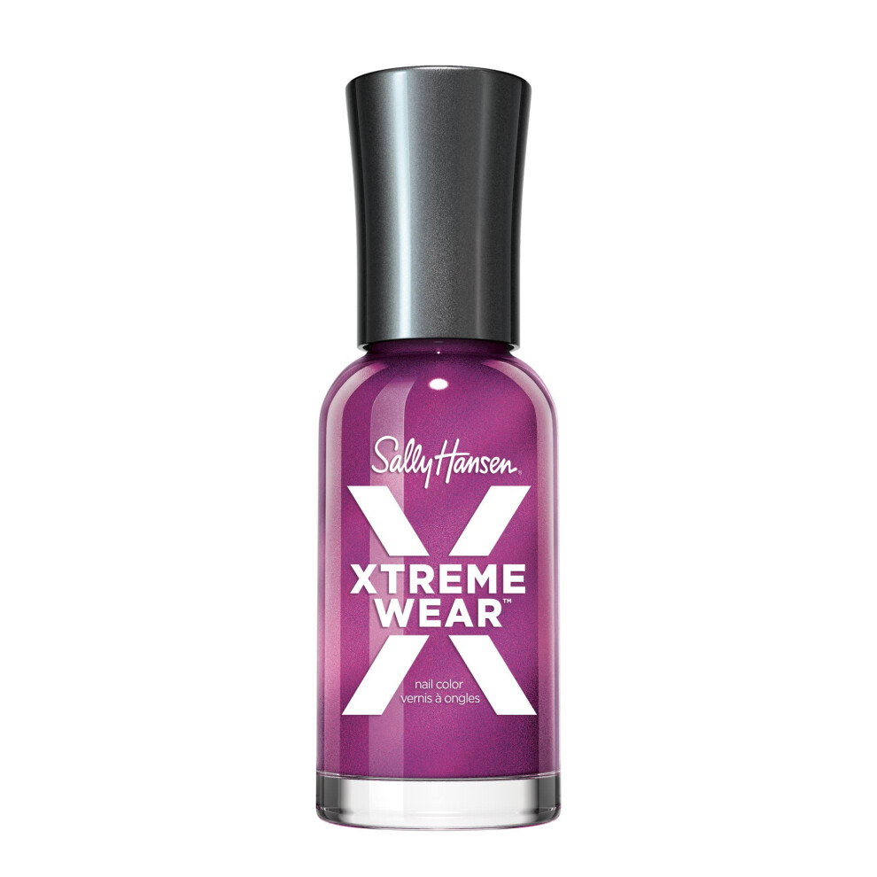 Sally Hansen Xtreme Wear Nail Polish  StreakFree  Shiny Finish  LongLasting Nail Color  Berry Bright  012 fl oz