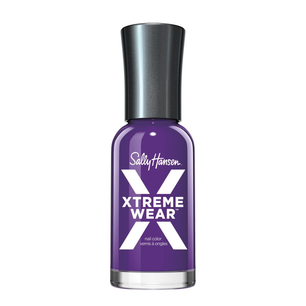 Sally Hansen Xtreme Wear Nail Polish  StreakFree  Shiny Finish  LongLasting Nail Color  Purple Craze  012 fl oz