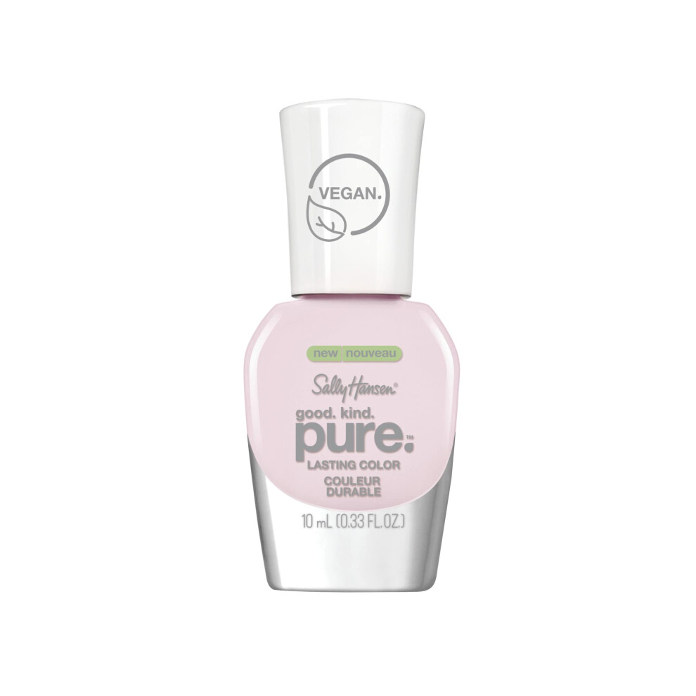 Sally Hansen Good  Kind  Pure Vegan Nail Polish  Rose Petal  033 Fl Oz Packaging May Vary