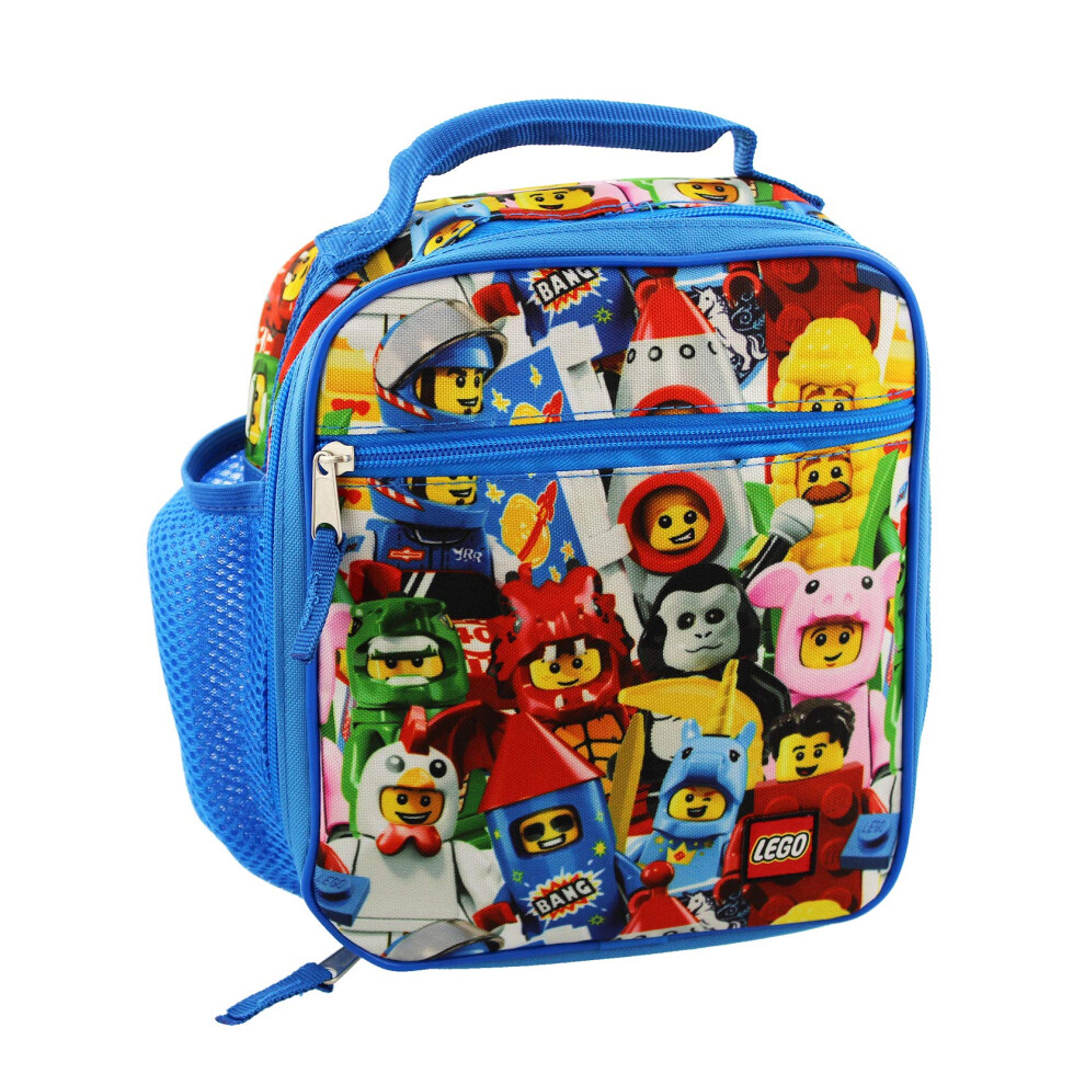 Lego Minifigures Boys Girls Soft Insulated School Lunch Box One Size  Lego Minifigures