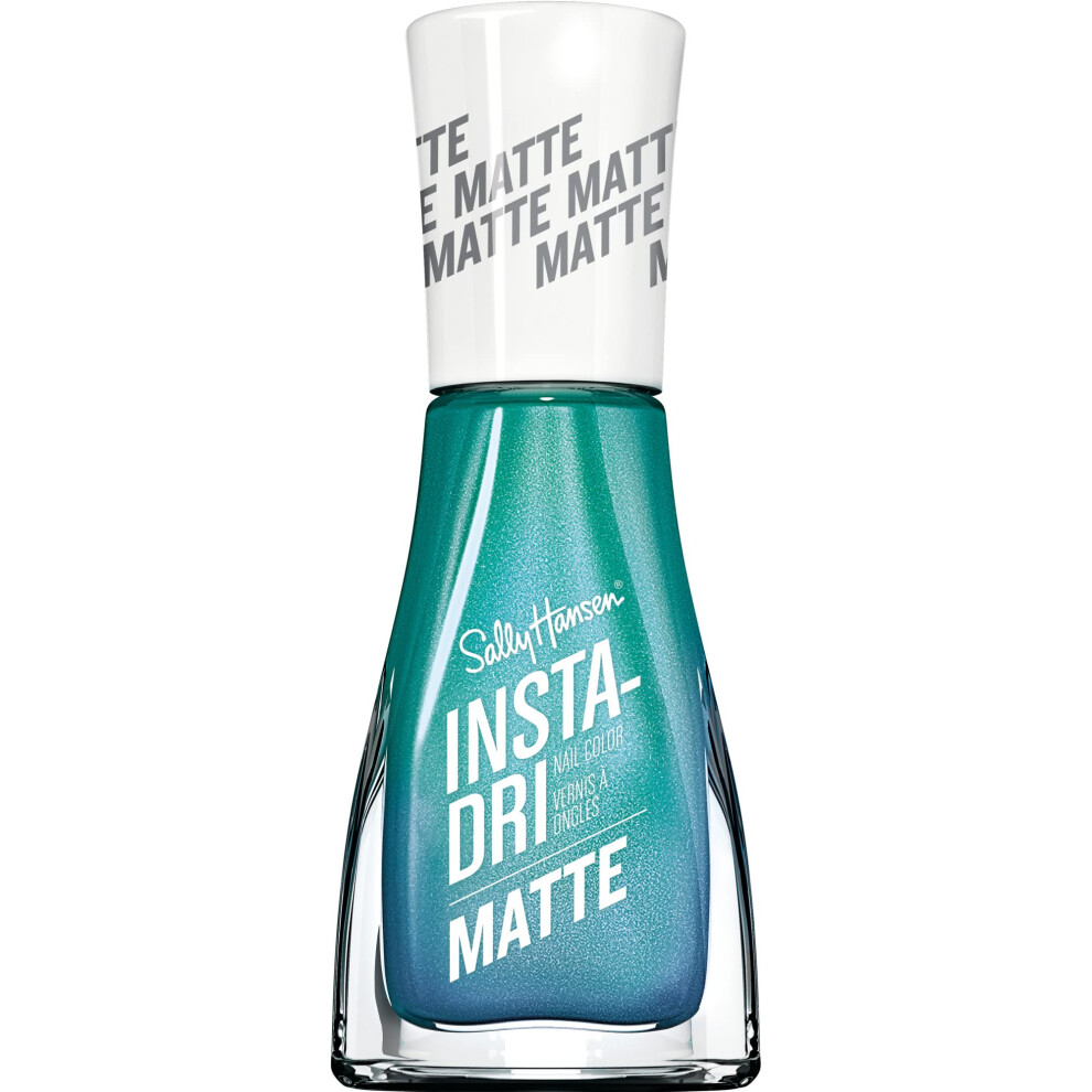 Sally Hansen Insta Dri Matte Metallics  Smouldering Teal  031 Fl Oz Pack of 1