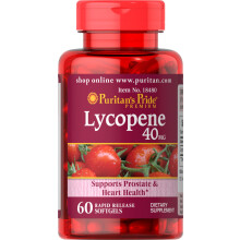 Lycopène 40 mg 60 capsules molles à libération rapide Puritans Pride
