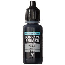 Vallejo Acrylic Polyurethane 17ml Black Primer