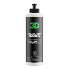 3D Headlight Restore GLW Series | Restores & Polishes Headlights | Removes Dullness, Yellowing and Oxidation | Crystal Clear Optics | Improves Origina