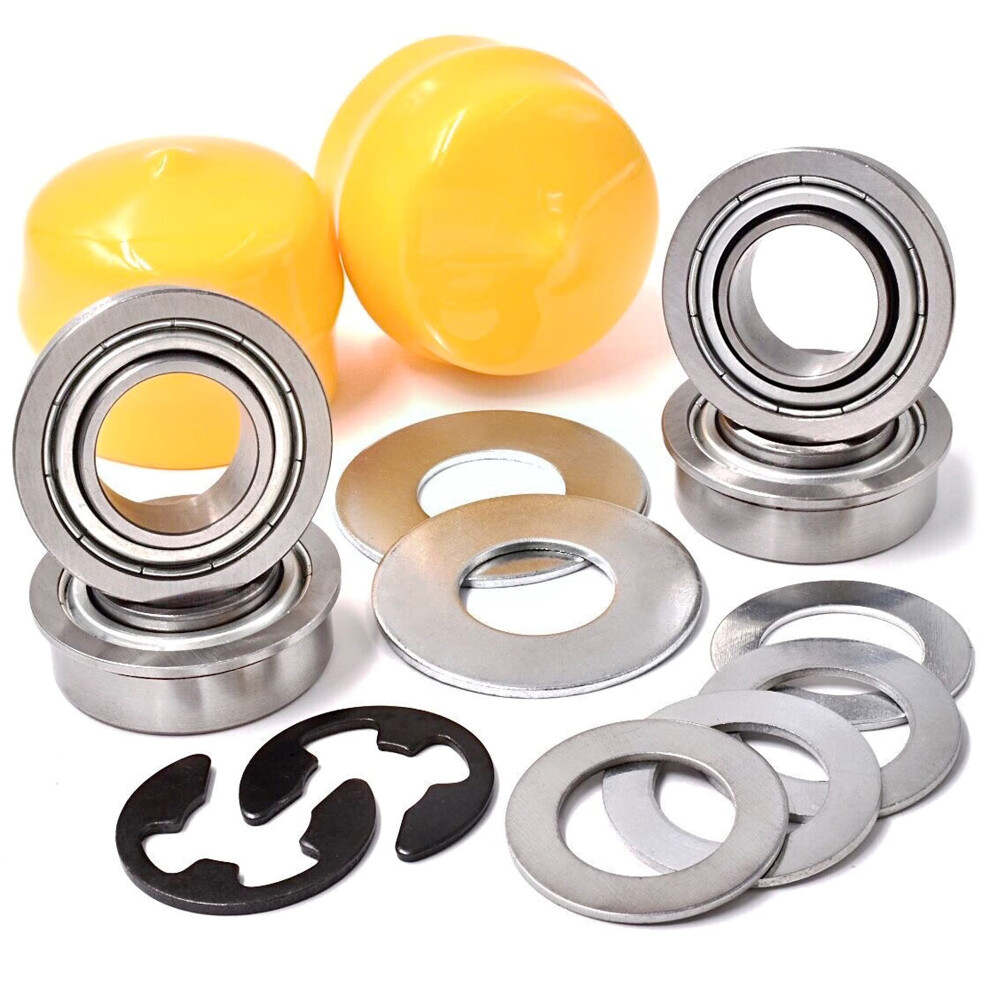 HD Switch Front Wheel Bushing to Bearings Conversion Rebuild Kit fits John Deere Tractor Mower 102 105 107H 107S 115 125 130 135