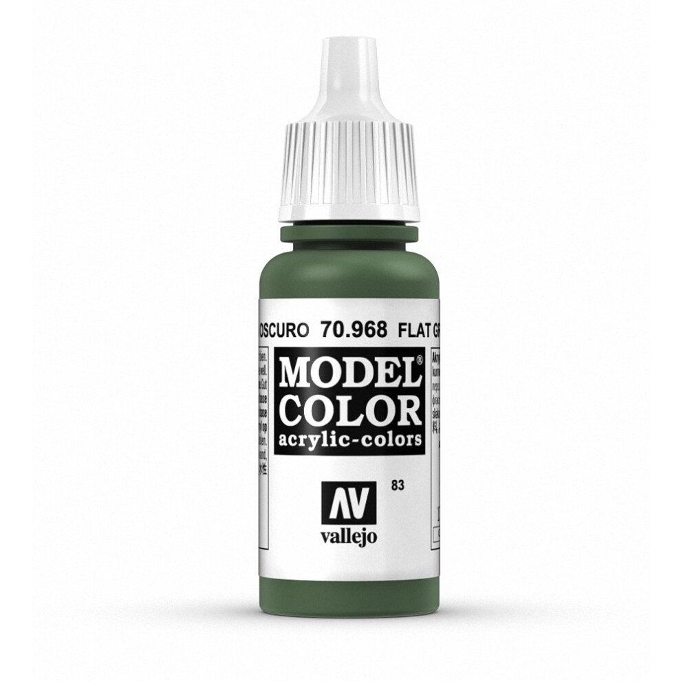 Vallejo Flat Green Paint  17ml