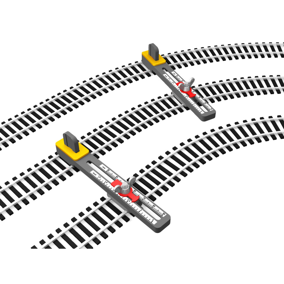 Bachmann Industries Adjustable Parallel Track Tool 2 Pack  Small