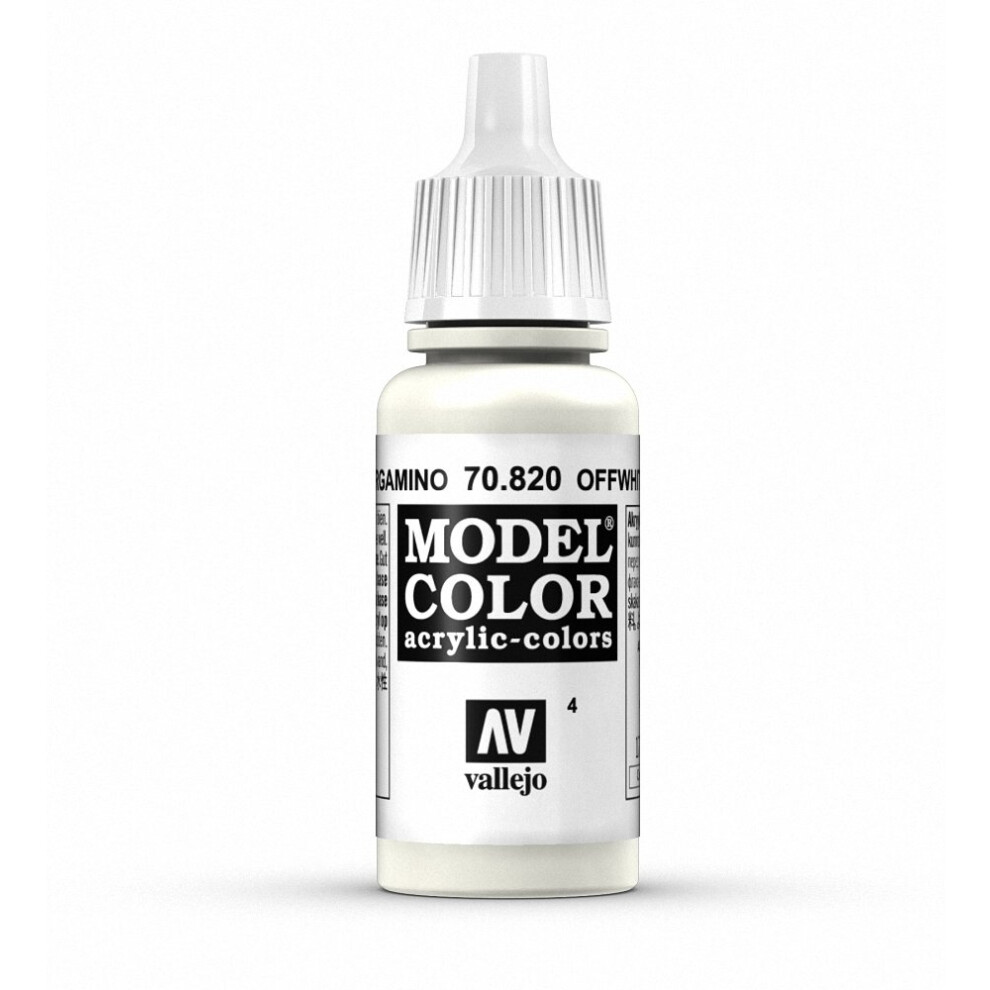 Vallejo White Model Color 1 Paint  17ml