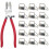 51 Sets Sleutelhanger Hardware met 1pcs Sleutelhanger Tang, Glas Loop Tang 1