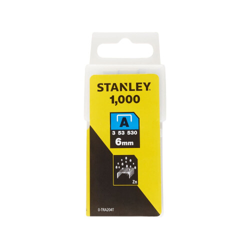 STANLEY Stanley Light Duty Staple 6MM 1000 0TRA204T