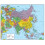 Asia Wall Map GeoPolitical Edition by Swiftmaps 18x22 Laminated 1