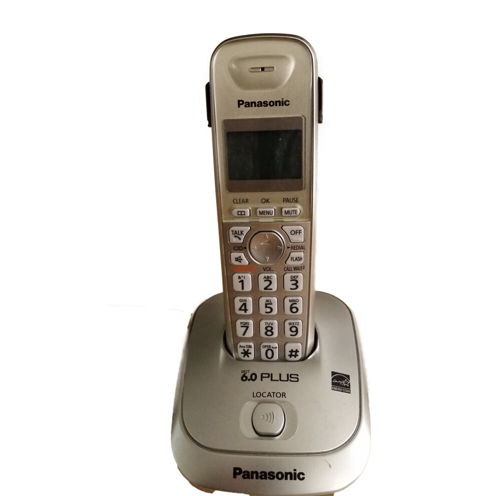 Panasonic KXTG4011N DECT 60 PLUS Expandable Digital Cordless Phone  Champagne Gold  1 Handset