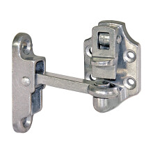 Buyers Products Heavy-Duty Aluminum Door Hold Back - 2 Inch Hook and Keeper, Sliver