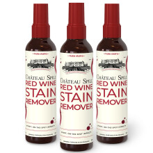 Chateau Spill Rode Wijnvlekverwijderaar voor Kleding - 4oz 3 Pack Spray voor Vlekken op Tafelkleed, Tapijt, Meubels