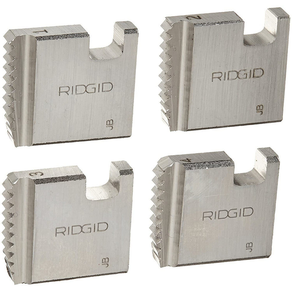 RIDGID 37835 Manual Threader Pipe Dies  RightHanded Alloy NPT Pipe Dies with Nominal Pipe Size of 1Inch for Ratchet Threaders