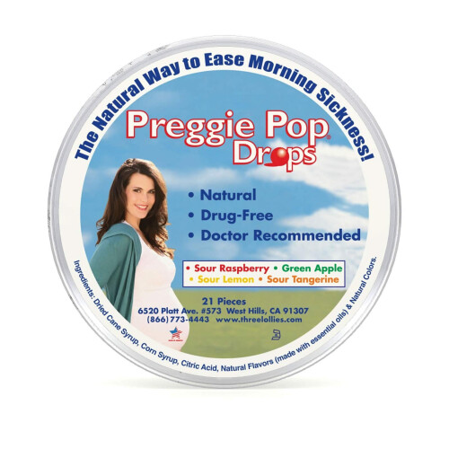 Three Lollies Preggie Pop Drops  21 CT