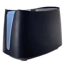 Honeywell Cool Moisture Humidifier, Medium Room, 1.1 Gallon Tank, Black - Invisible Moisture Humidifier for Baby, Kids, Adult Bedrooms - Quiet and Eas