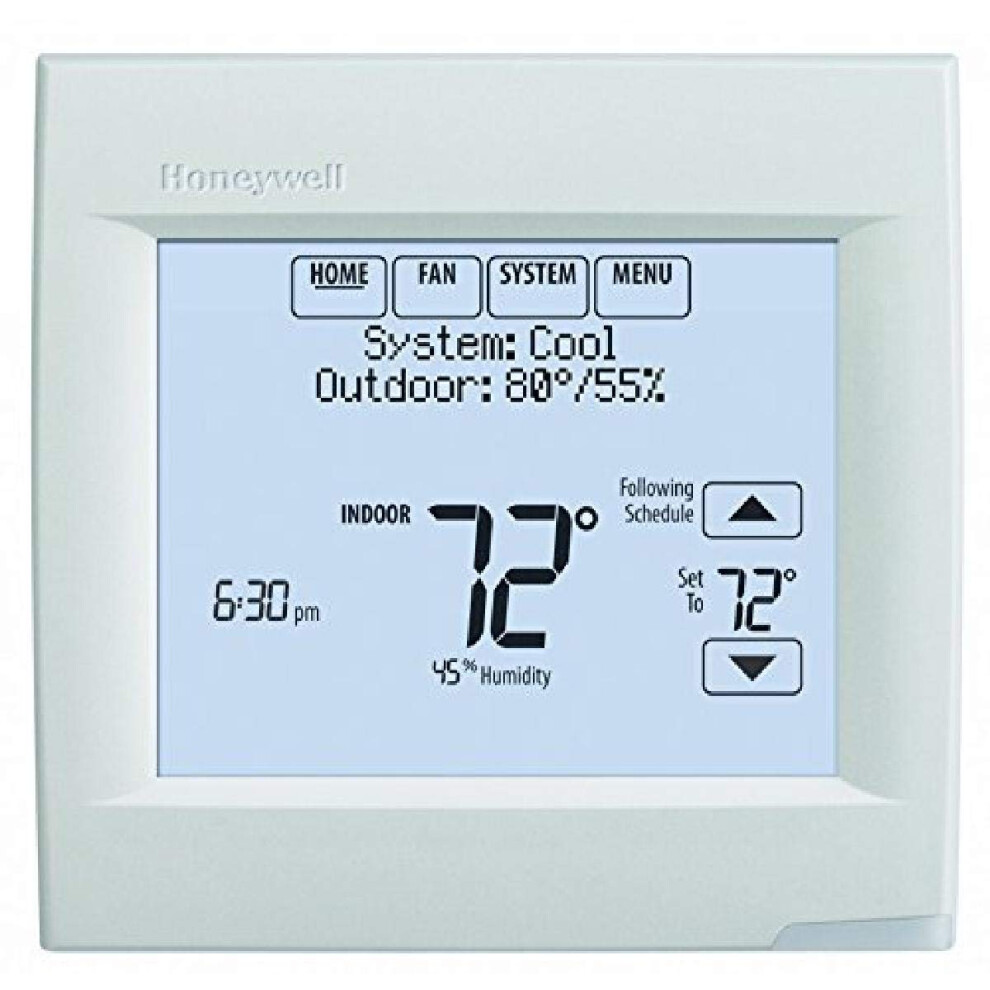 Honeywell TH8321WF1001 Touchscreen Thermostat WiFi Vision Pro 8000 with Stages Upto 3 Heat  2 Cool