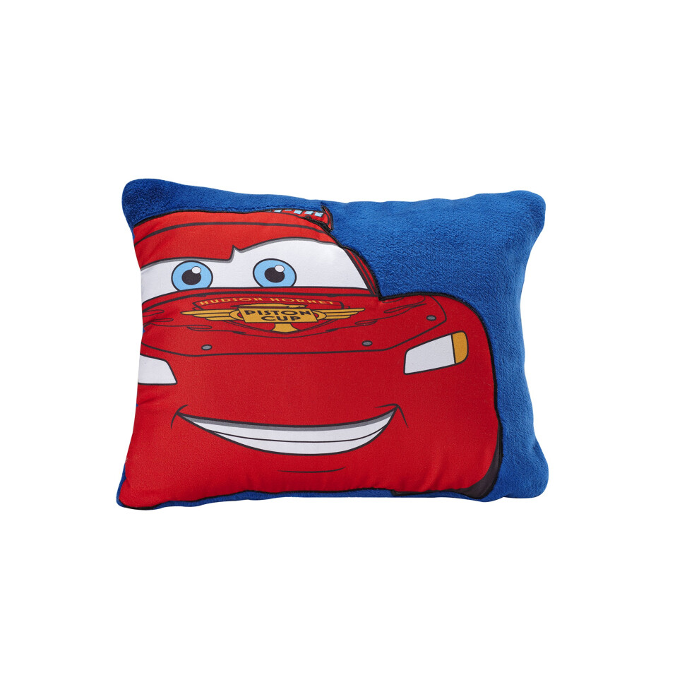 Disney Cars Toddler Pillow  Red and Blue  12 x 16